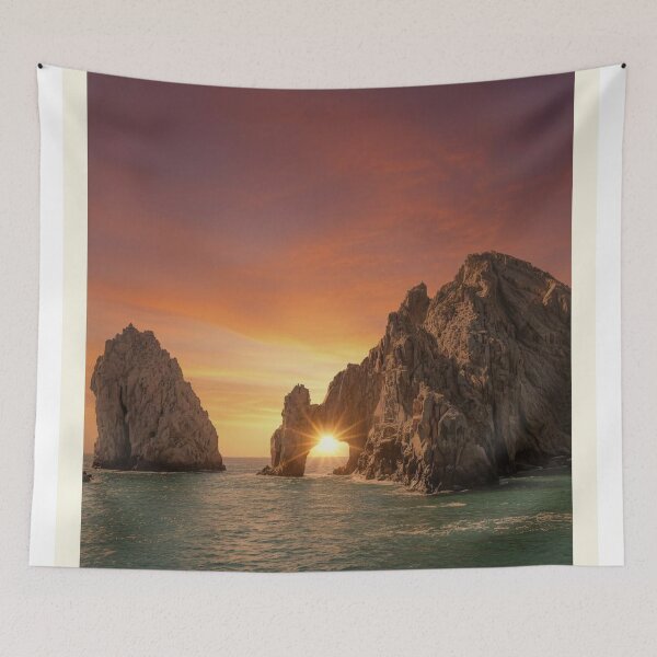 Item preview, Los Cabos Baja California - El Arco Sunset Travel Poster designed and sold by Rod_Studio_Shop.
