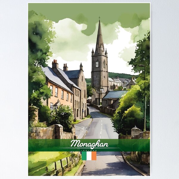 Item preview, Monaghan Ireland Travel designed and sold by Thistle-TShop.
