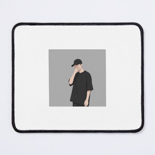 Item preview, Minimalist Boy in Black Outfit – Aesthetic Anime Style Illustration designed and sold by TrendTonic1.