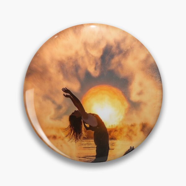 Item preview, Golden Arctic Freedom – Winter Sunset Energy designed and sold by PixelVibe782.