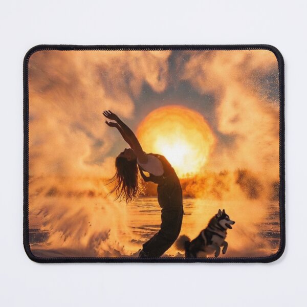 Item preview, Golden Arctic Freedom – Winter Sunset Energy designed and sold by PixelVibe782.