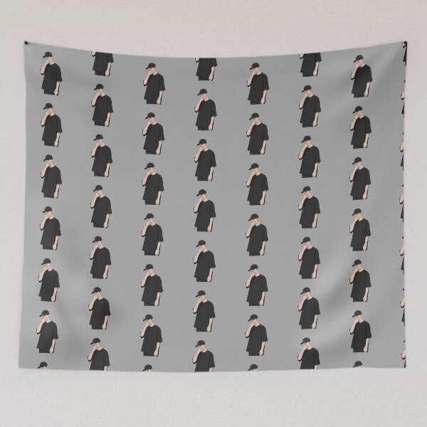 Item preview, Minimalist Boy in Black Outfit – Aesthetic Anime Style Illustration designed and sold by TrendTonic1.