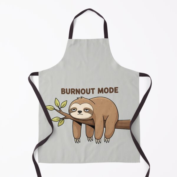 Item preview, Burnt Out Sloth | Chronically Exhausted Meme Sticker designed and sold by ZyxDes.