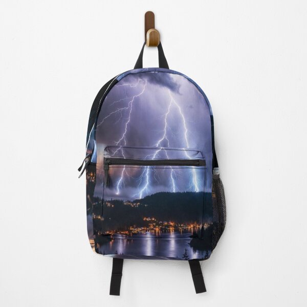 Item preview, Electric Fury – Lightning Over the Fjord designed and sold by PixelVibe782.