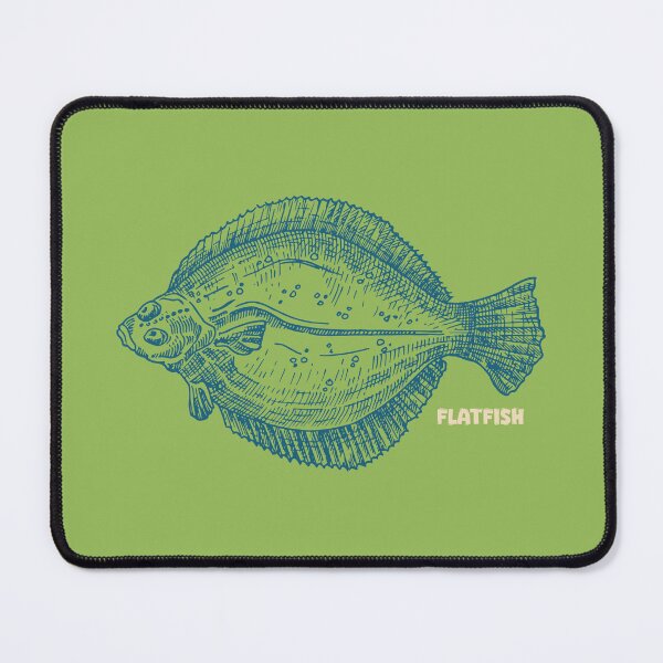 Item preview, Vintage Flatfish Illustration designed and sold by mcraft studio.