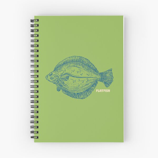 Item preview, Vintage Flatfish Illustration designed and sold by mcraft studio.