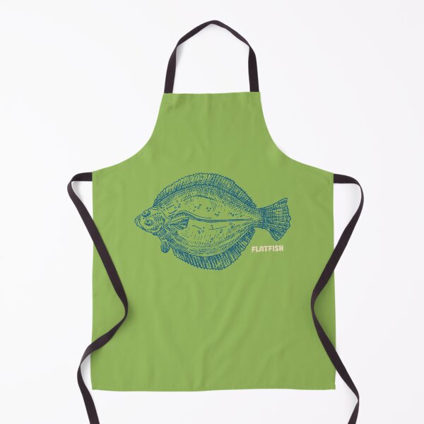 Item preview, Vintage Flatfish Illustration designed and sold by mcraft studio.
