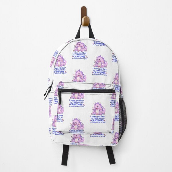 Item preview, I Have Neither the Time Nor the Crayons Funny Sarcastic Dinosaur Quote designed and sold by Aryabek.
