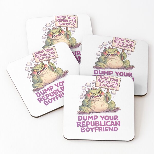 Item preview, Dump Your Republican Boyfriend Bold Political Satire Quote designed and sold by Aryabek.