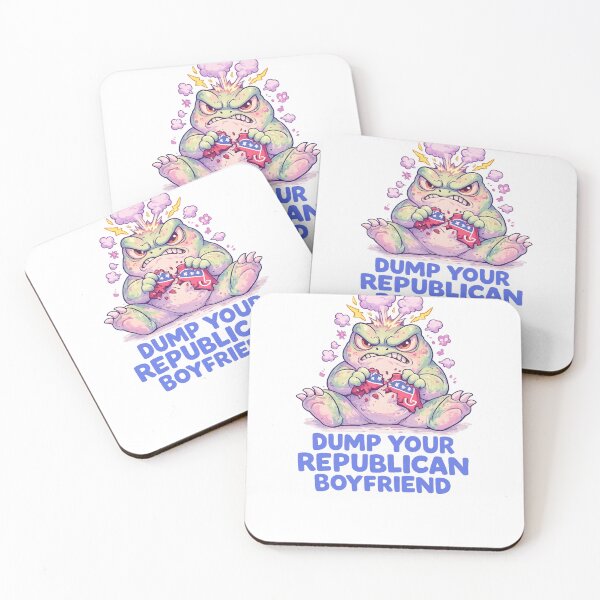 Item preview, Dump Your Republican Boyfriend Angry Cartoon Political Quote designed and sold by Aryabek.