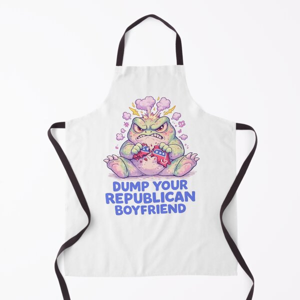 Item preview, Dump Your Republican Boyfriend Angry Cartoon Political Quote designed and sold by Aryabek.