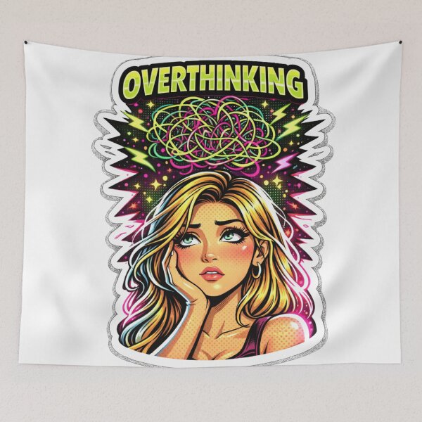 Item preview, Overthinking Neon Brain Burst designed and sold by lorand-designs.