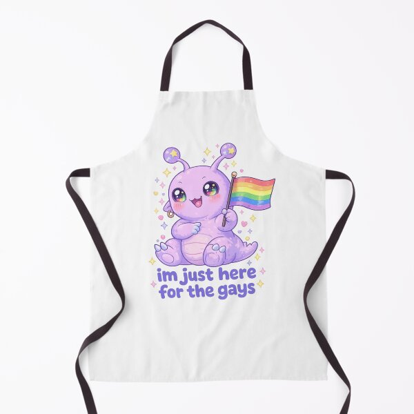 Item preview, I’m Just Here for the Gays Cute Alien Pride Quote designed and sold by Aryabek.