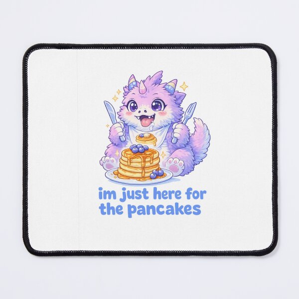 Item preview, I’m Just Here for the Pancakes Cute Breakfast Monster Quote designed and sold by Aryabek.