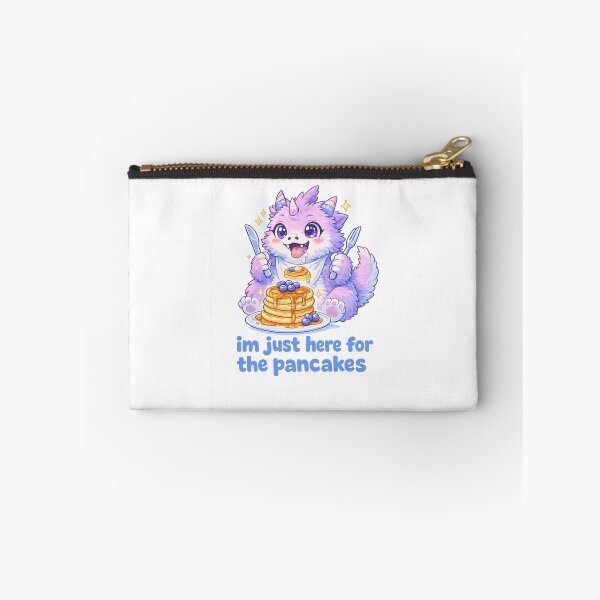 Item preview, I’m Just Here for the Pancakes Cute Breakfast Monster Quote designed and sold by Aryabek.