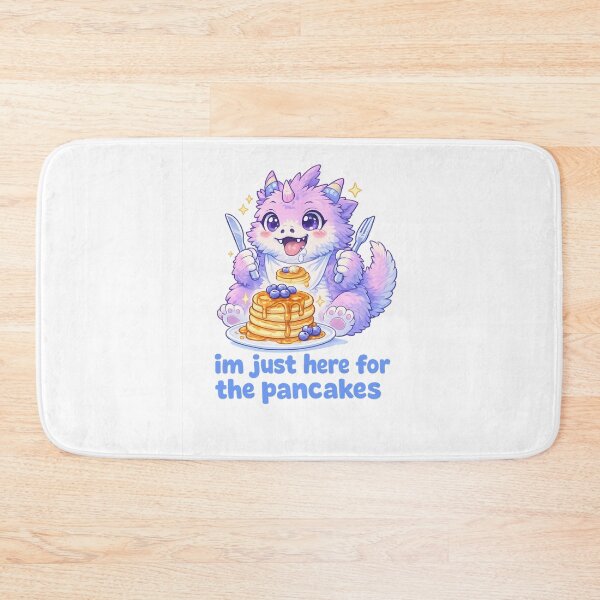 Item preview, I’m Just Here for the Pancakes Cute Breakfast Monster Quote designed and sold by Aryabek.