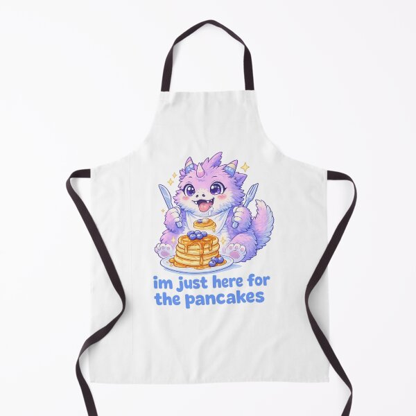 Item preview, I’m Just Here for the Pancakes Cute Breakfast Monster Quote designed and sold by Aryabek.