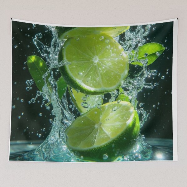 Item preview, Lime Splash – Fresh Green Energy designed and sold by PixelVibe782.