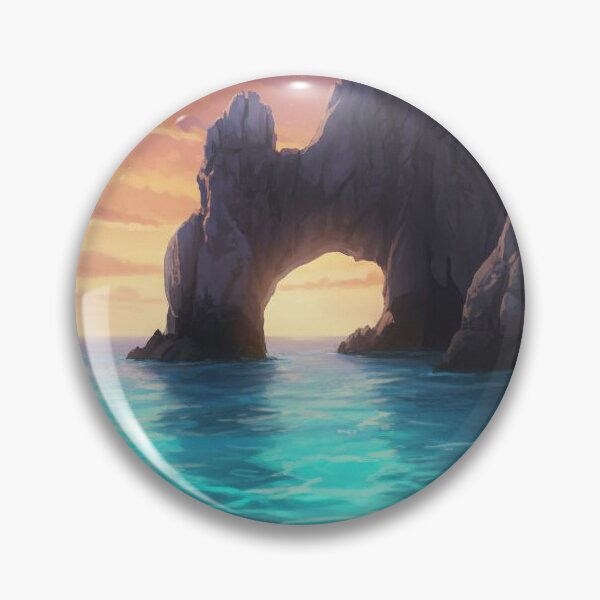 Item preview, The Arch of Cabo San Lucas - Magical Twilight Travel Poster designed and sold by Rod_Studio_Shop.