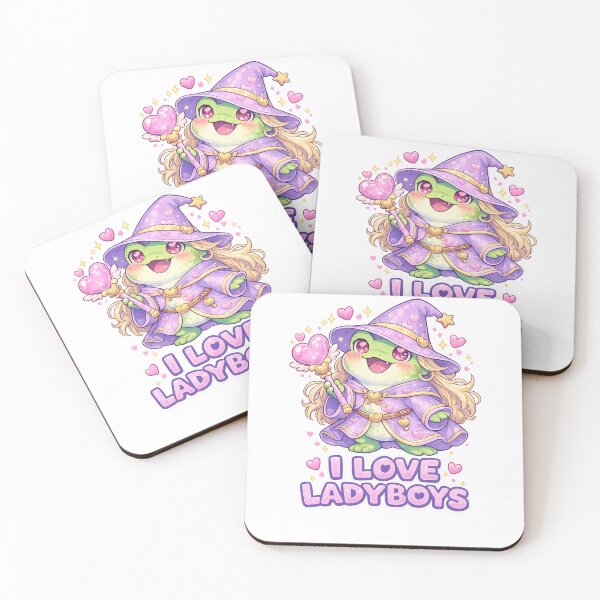 Item preview, I Love Ladyboys Cute Frog Wizard Pride Quote designed and sold by Aryabek.