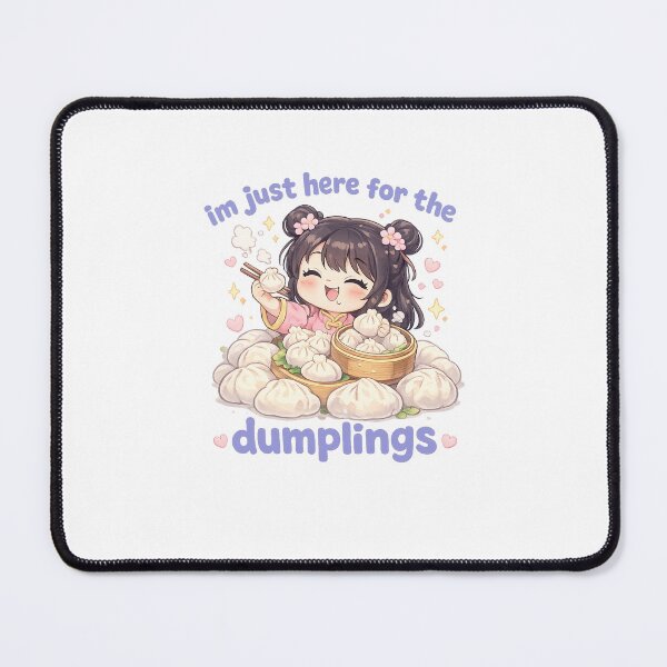 Item preview, I’m Just Here for the Dumplings Cute Food Lover Quote designed and sold by Aryabek.