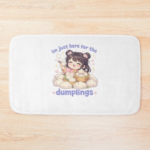 Item preview, I’m Just Here for the Dumplings Cute Food Lover Quote designed and sold by Aryabek.