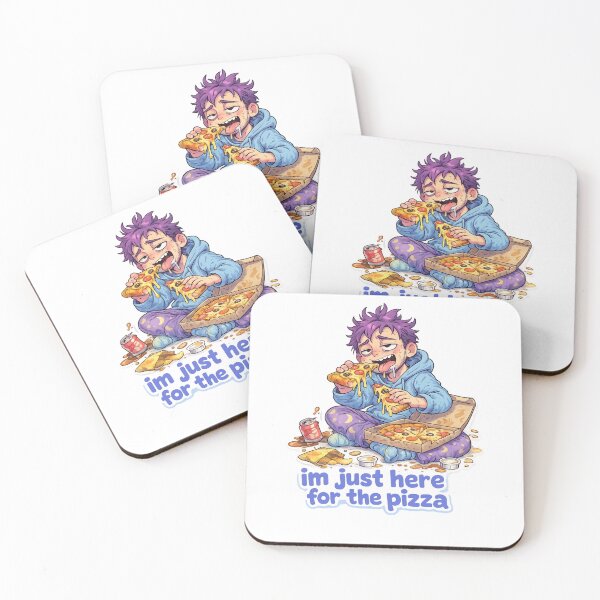 Item preview, I’m Just Here for the Pizza Funny Late Night Food Quote designed and sold by Aryabek.