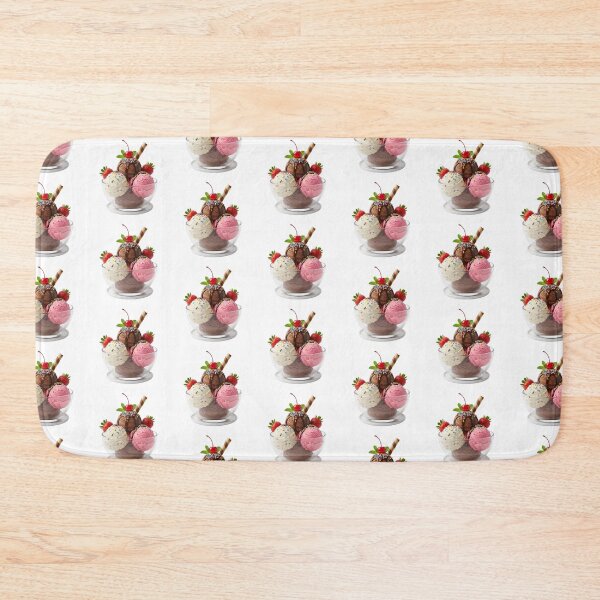 Item preview, Chocolate Strawberry Ice Cream Bowl designed and sold by PriyankaSonara.