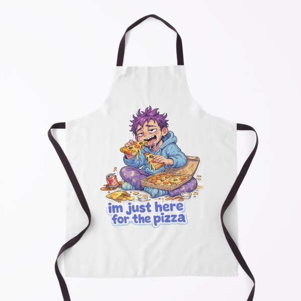 Item preview, I’m Just Here for the Pizza Funny Late Night Food Quote designed and sold by Aryabek.