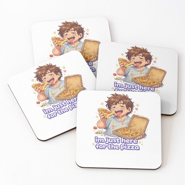 Item preview, I’m Just Here for the Pizza Cheesy Food Lover Quote designed and sold by Aryabek.