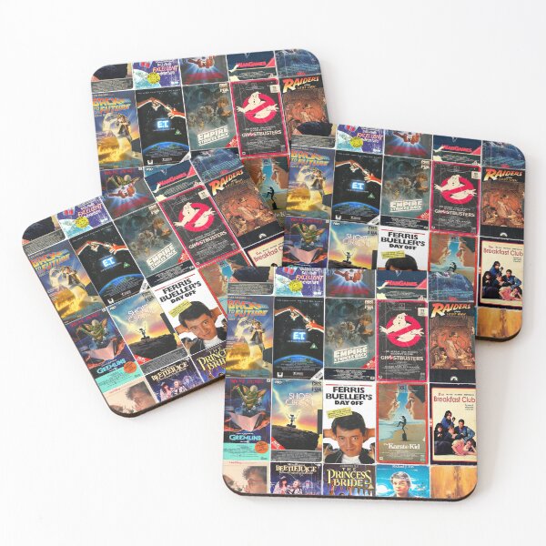 Item preview, Classic 1980s Movies - Vintage VHS Cover Art Print designed and sold by Mr Mustard Prints.