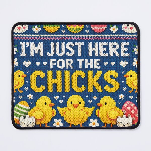 Item preview, I'm Just Here For The Chicks Knitting Pattern designed and sold by Mauswohn.