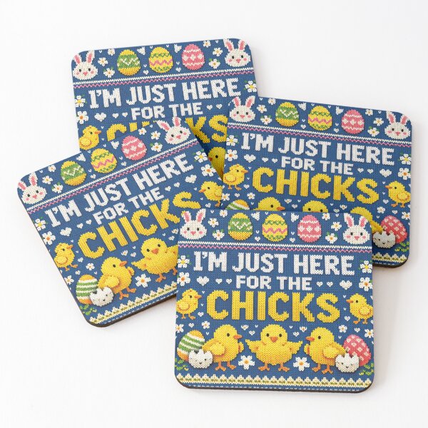 Item preview, I'm Just Here For The Chicks Knitting Pattern designed and sold by Mauswohn.