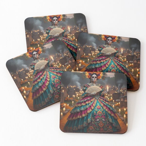 Item preview, Day of the Dead Catrina - Mexican Art designed and sold by Rod_Studio_Shop.