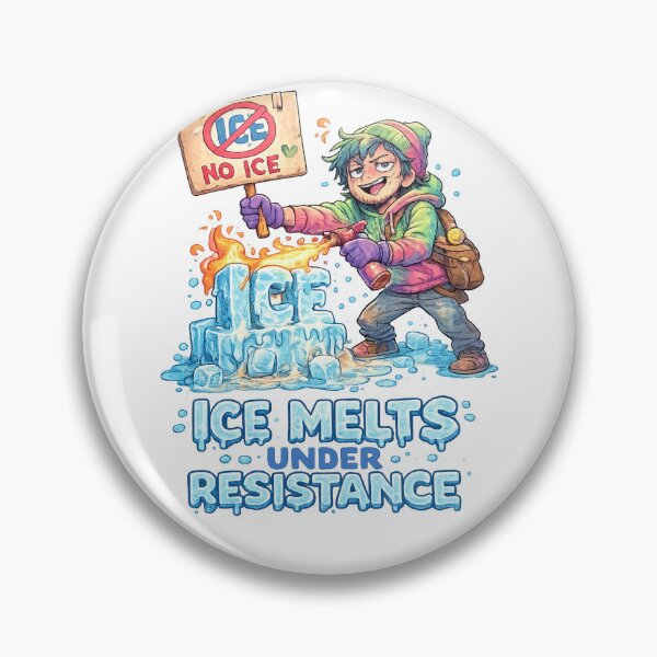 Item preview, Ice Melts Under Resistance No ICE Protest - USA Immigration designed and sold by Aryabek.