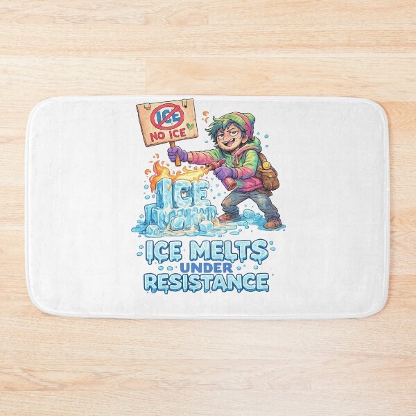 Item preview, Ice Melts Under Resistance No ICE Protest - USA Immigration designed and sold by Aryabek.