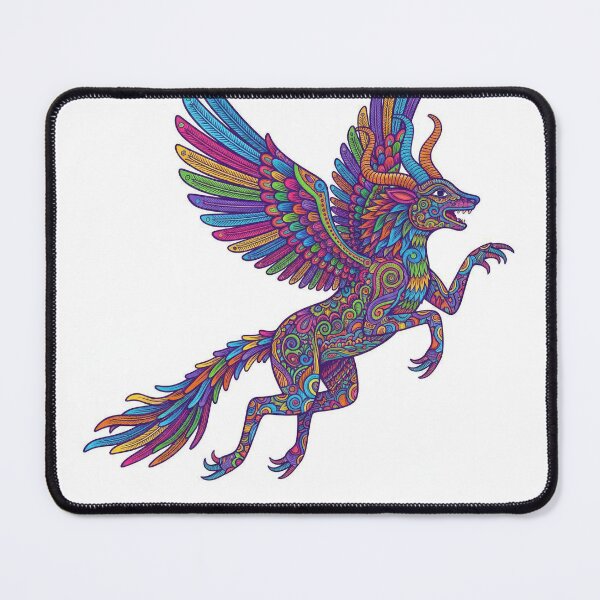 Item preview, "Oaxaca Alebrije - Mexican Folk Art Fantasy Creature designed and sold by Rod_Studio_Shop.