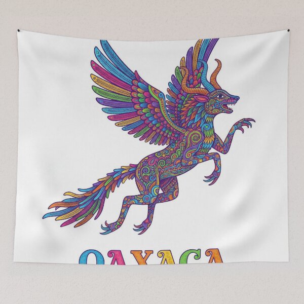 Item preview, "Oaxaca Alebrije - Mexican Folk Art Fantasy Creature designed and sold by Rod_Studio_Shop.