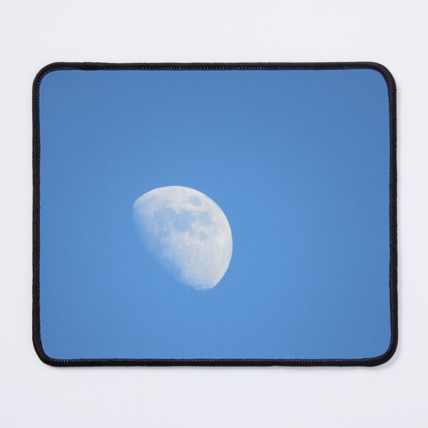 Item preview, Blue Sky With A Waxing Gibbous Moon designed and sold by AGMomsArt.