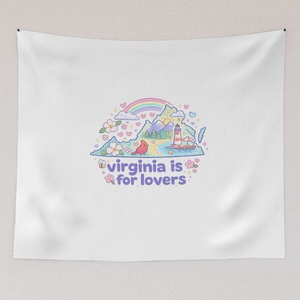 Item preview, Virginia Is for Lovers Cute State Scenic designed and sold by Aryabek.