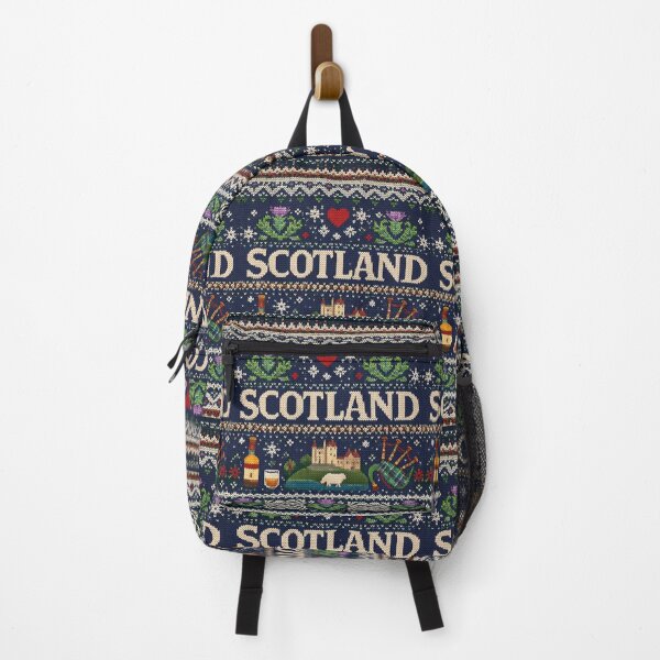 Item preview, Scotland holiday symbols, travel, cozy knitting pattern designed and sold by Mauswohn.