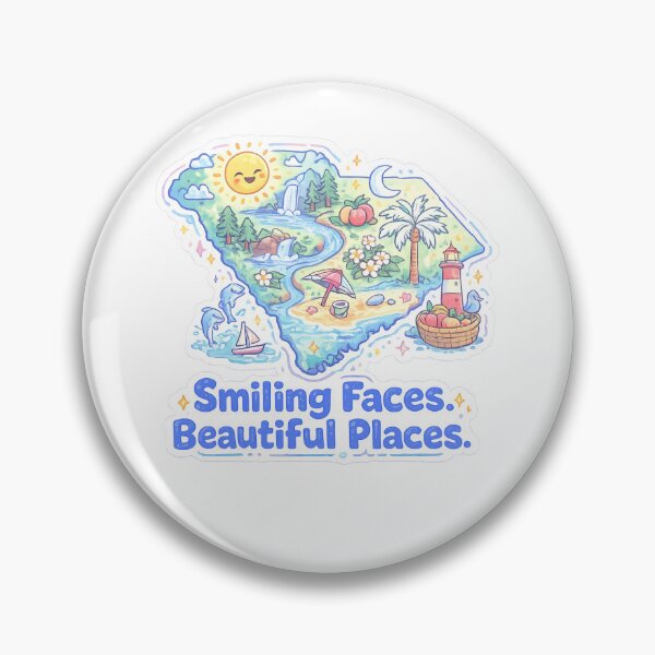 Item preview, Smiling Faces Beautiful Places North Carolina Scenic Map designed and sold by Aryabek.