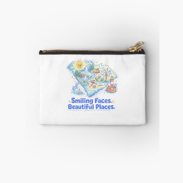 Item preview, Smiling Faces Beautiful Places North Carolina Scenic Map designed and sold by Aryabek.