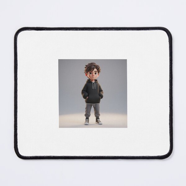 Item preview, Cute Chibi Boy in Hoodie – Adorable Cartoon Character Art designed and sold by TrendTonic1.