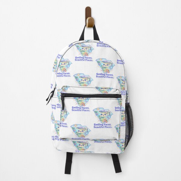 Item preview, Smiling Faces Beautiful Places South Carolina Scenic Map designed and sold by Aryabek.