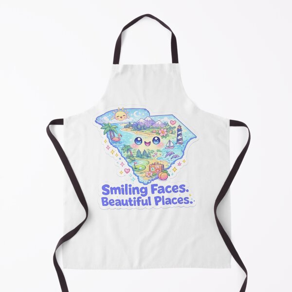 Item preview, Smiling Faces Beautiful Places South Carolina Scenic Map designed and sold by Aryabek.