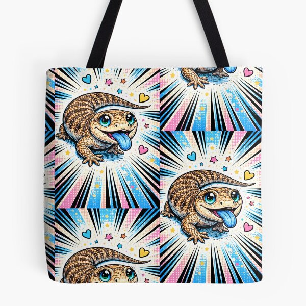 Item preview, Vintage Retro Blue Tongue Lizard designed and sold by Dreamweavemerch.