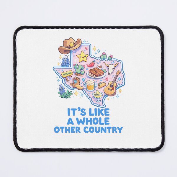 Item preview, It’s Like a Whole Other Country Texas Cute State Map designed and sold by Aryabek.