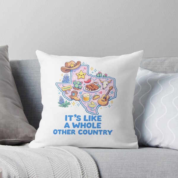 Item preview, It’s Like a Whole Other Country Texas Cute State Map designed and sold by Aryabek.