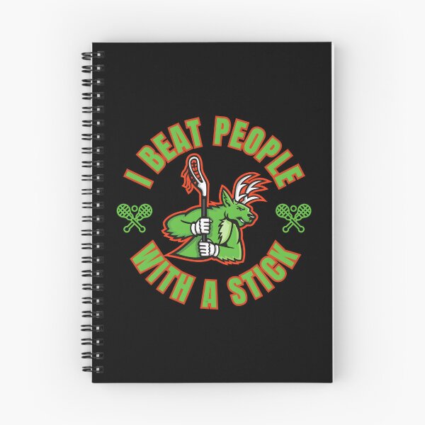 Item preview, I Beat People With A Stick – Funny Sports Humor Tee & Gifts | Lacrosse Pool Billiards Design designed and sold by Teetreasure2.